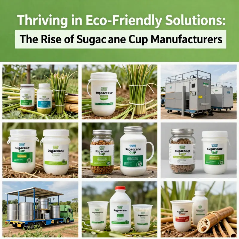 Illustrative trends showcasing the growing market dynamics of sugarcane cups.