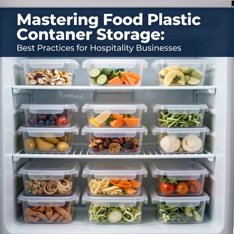 Chefs efficiently cooling down meals in plastic containers before refrigeration.