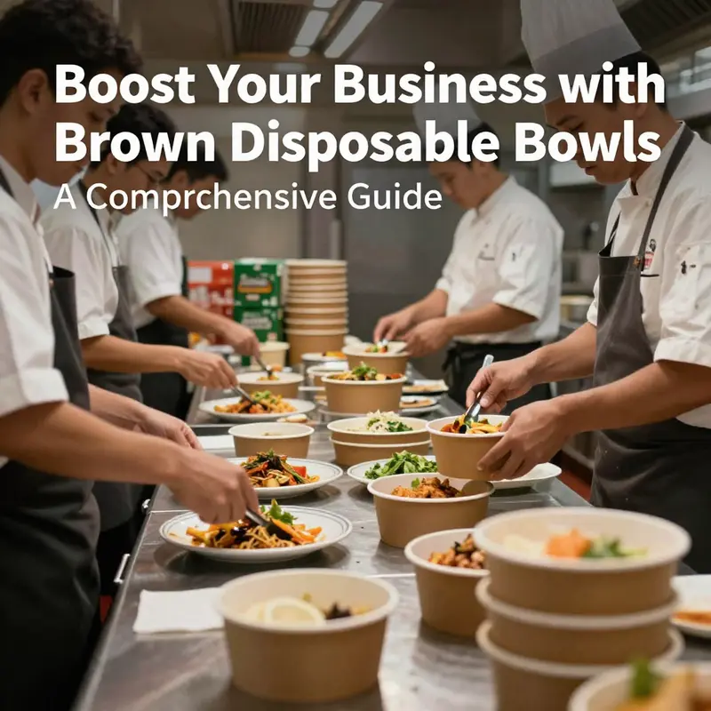 Market demand for eco-friendly brown disposable bowls surges as restaurants prioritize sustainability.