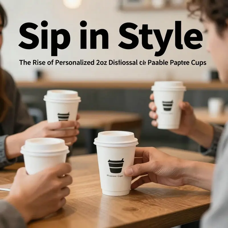 Showcasing branding on 2oz cups for effective presentation.
