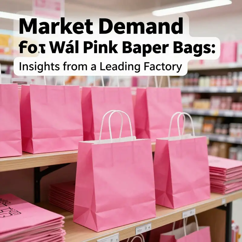The advanced production line at the pink paper bags factory, illustrating state-of-the-art machinery and workflows.