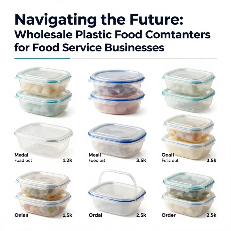 Overview of the market dynamics influencing wholesale plastic food containers.