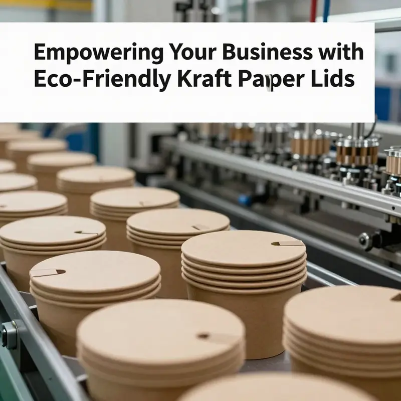 Kraft paper lids exemplify sustainable packaging through their eco-friendly materials and design.