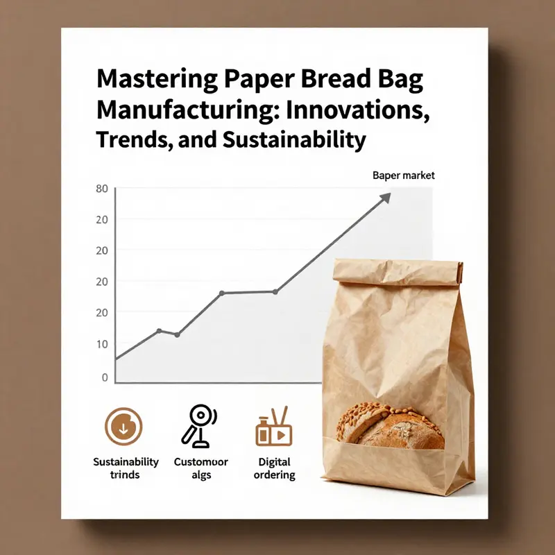 High-speed printing technology used in the production of paper bread bags.