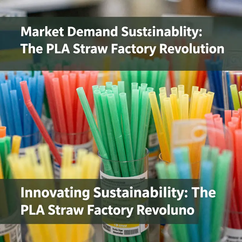 Advanced extrusion machinery operating in a PLA straw factory.