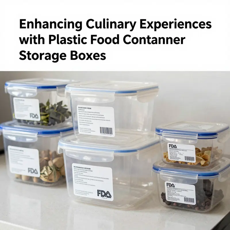 A variety of plastic food container storage boxes exemplifying organization and efficiency in a kitchen setting.