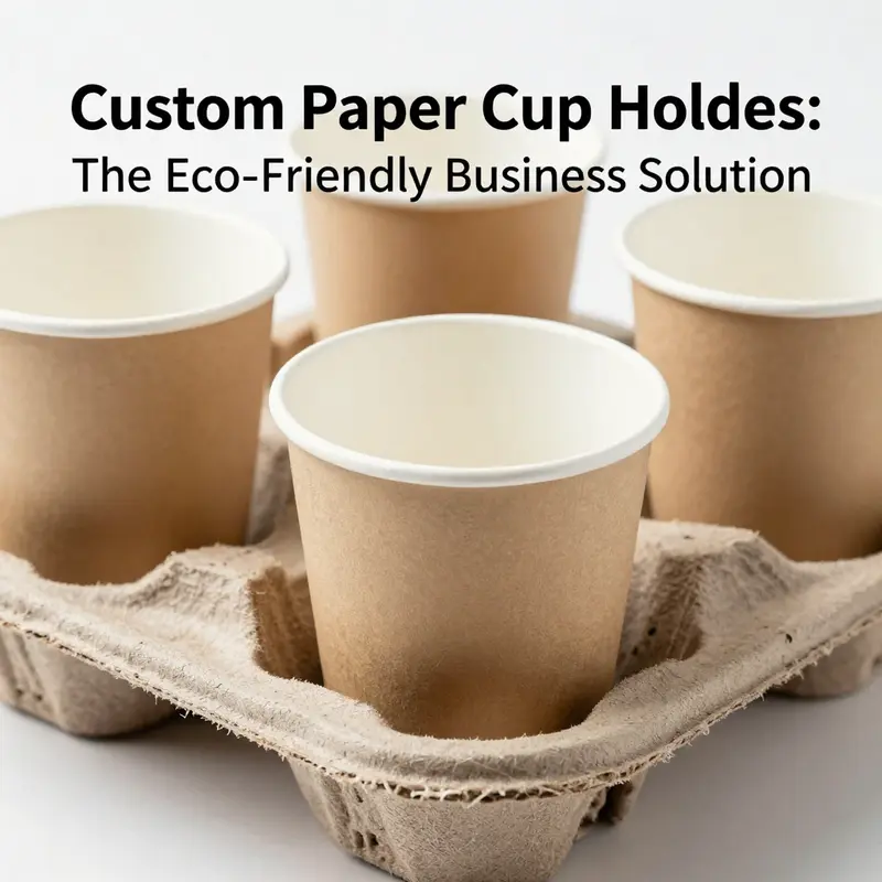 Exploring the durable and eco-friendly material composition of custom paper cup holders.