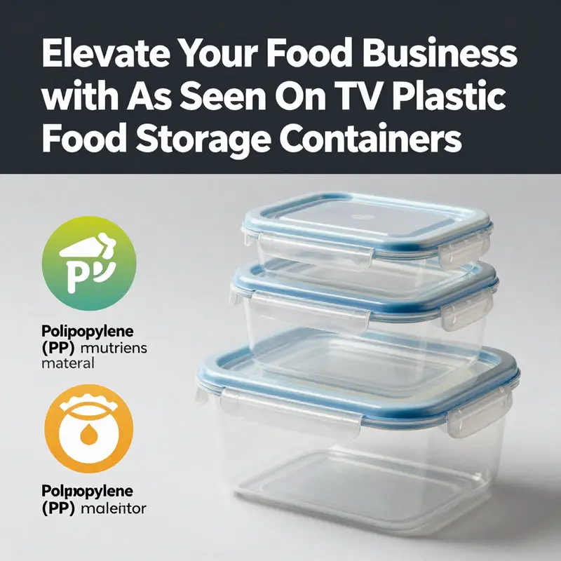 Organized kitchen space highlighted by As Seen On TV plastic food storage containers, showcasing convenience and accessibility.