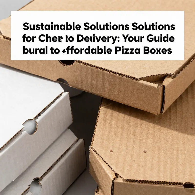 Different materials used in pizza boxes, highlighting their unique properties and advantages.