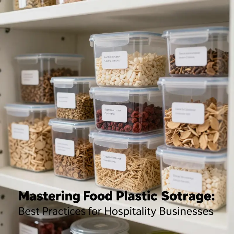 Chefs efficiently cooling down meals in plastic containers before refrigeration.