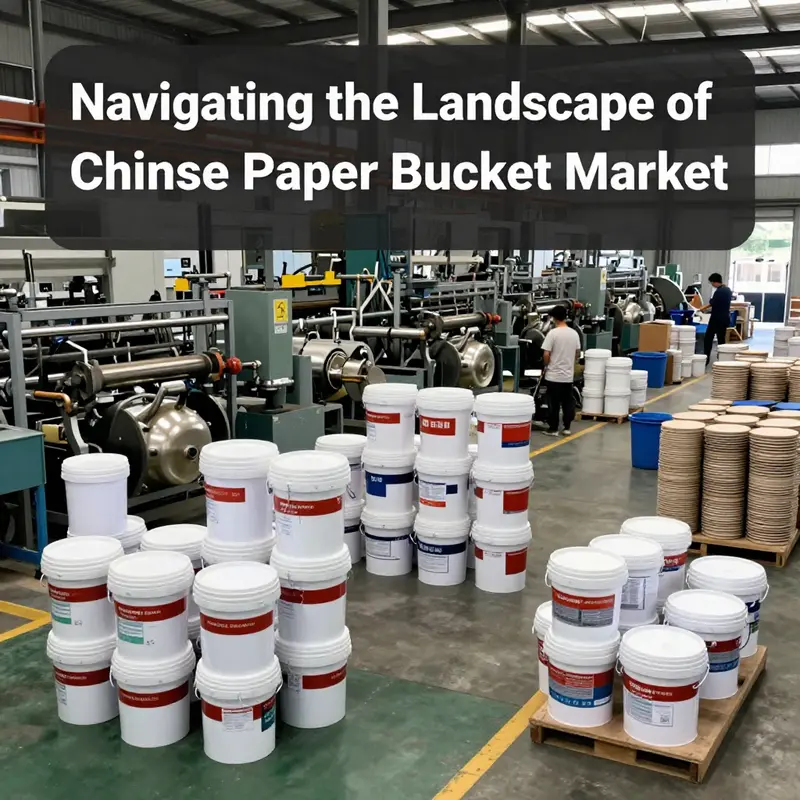 A manufacturing facility reflects the growth and activity in the Chinese paper bucket market.