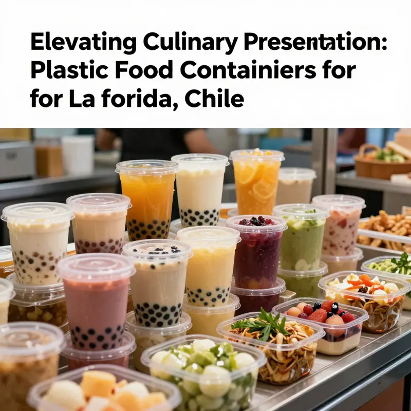 A variety of plastic food containers highlighting their role in food presentation and safety.