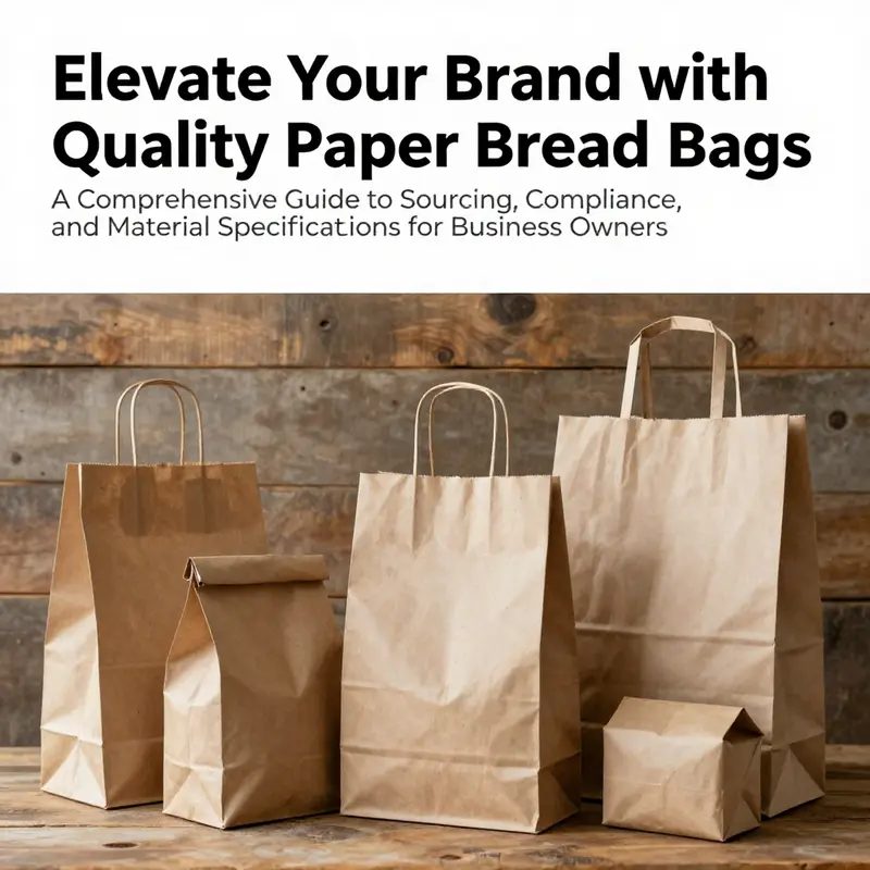 An image showing an assortment of paper bread bags in a rustic setting.