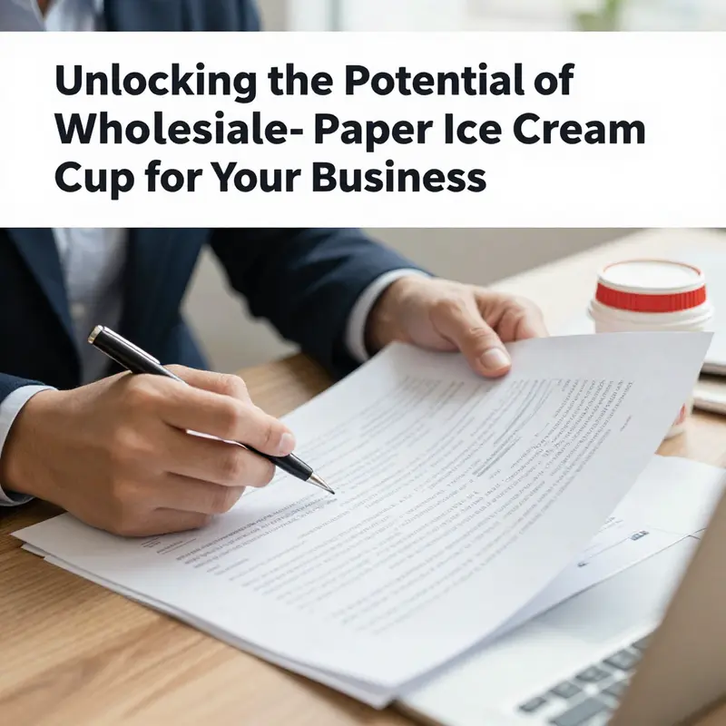 Diverse specifications of paper ice cream cups that highlight their customizability and design options.