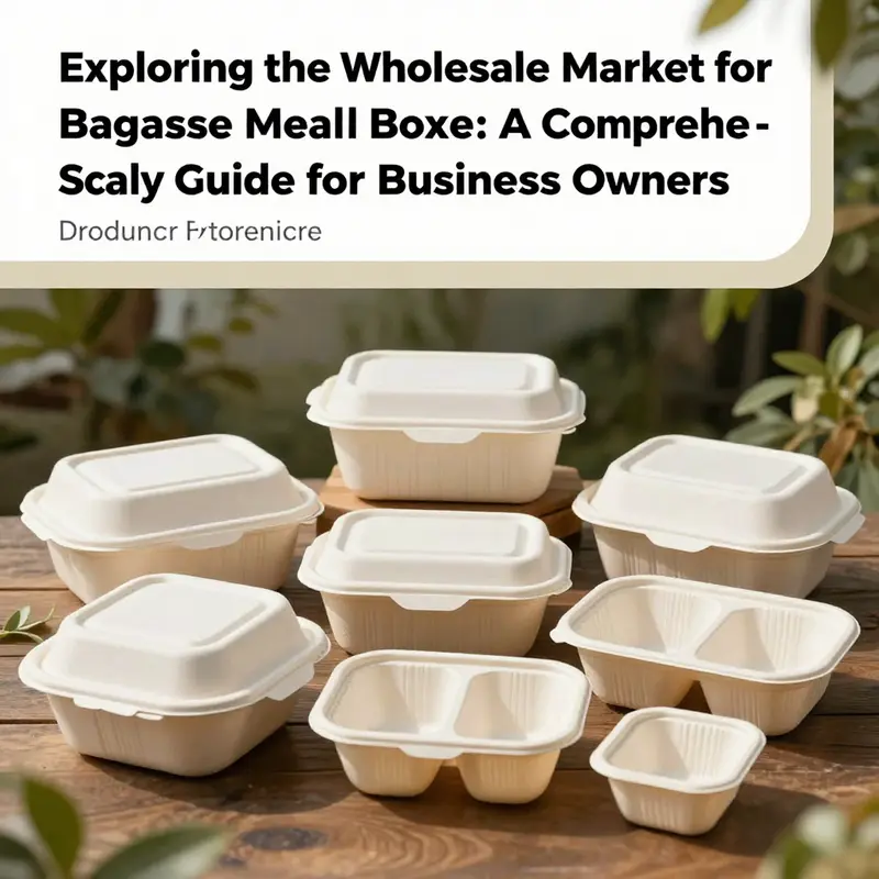 Diverse bagasse meal boxes available for wholesale, highlighting their unique specifications and eco-friendly features.