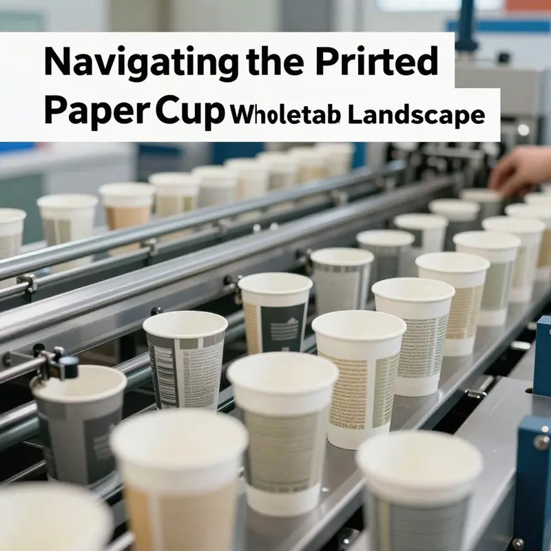 Current trends in printed paper cup designs and usage in cafes and restaurants.