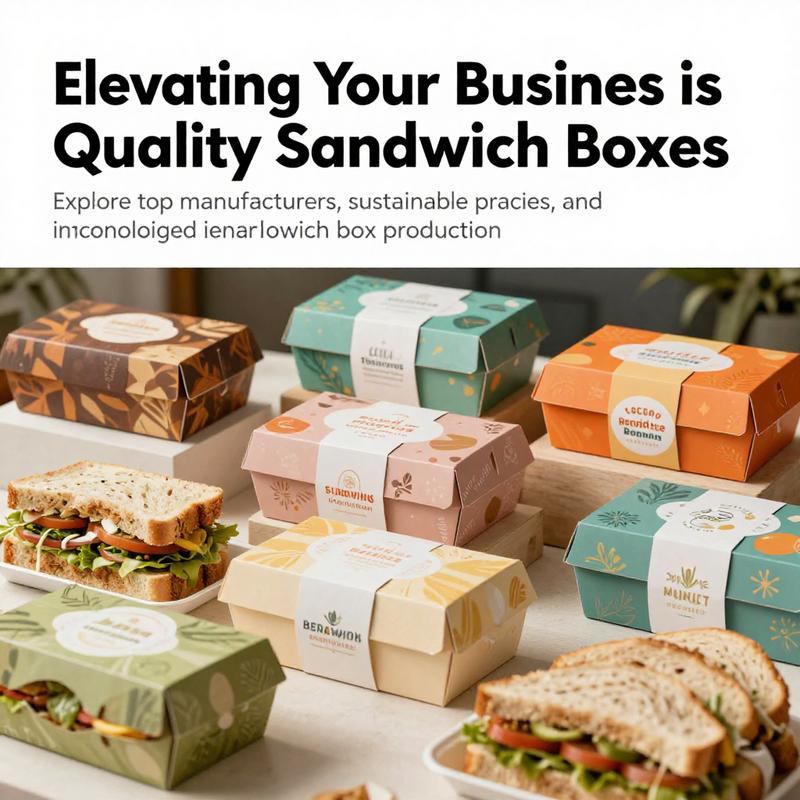 Colorful sandwich boxes filled with fresh sandwiches, showcasing diverse packaging options for enticing presentation.