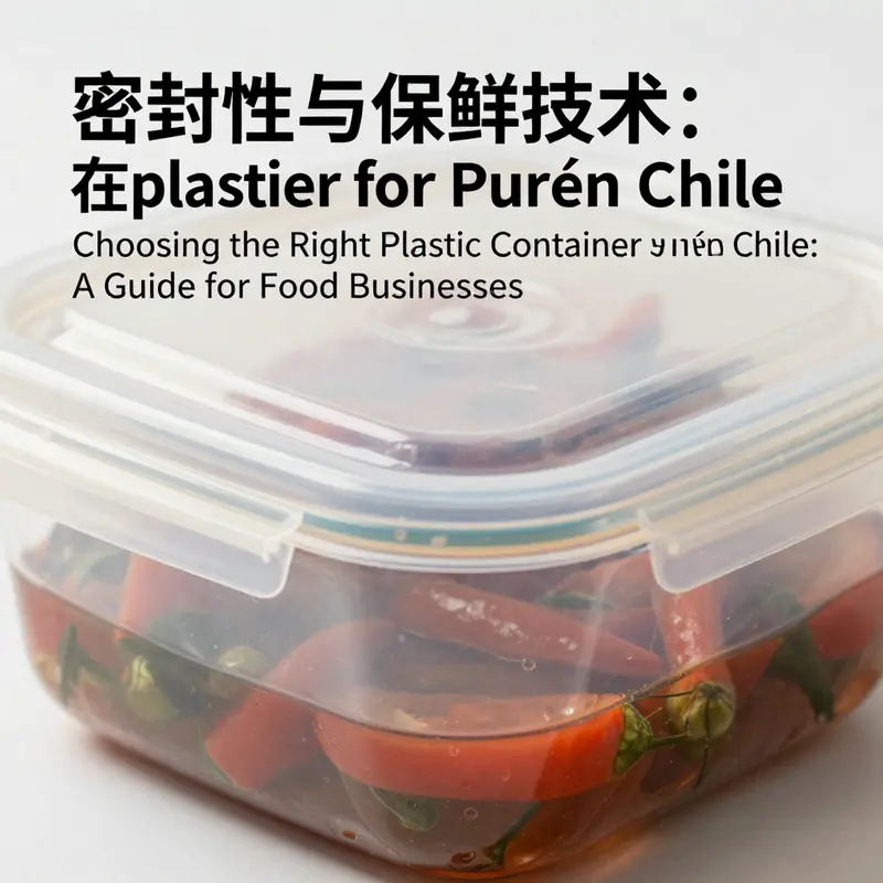 Diverse food-grade plastic containers that are safe for storing Purén Chile.