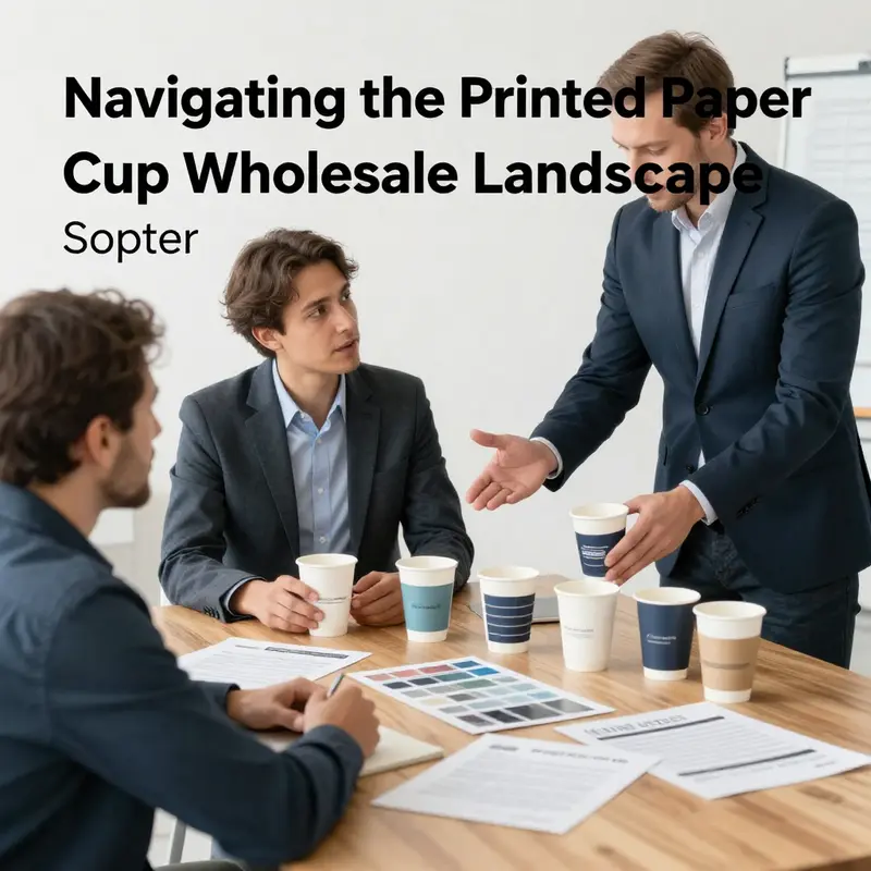 Current trends in printed paper cup designs and usage in cafes and restaurants.