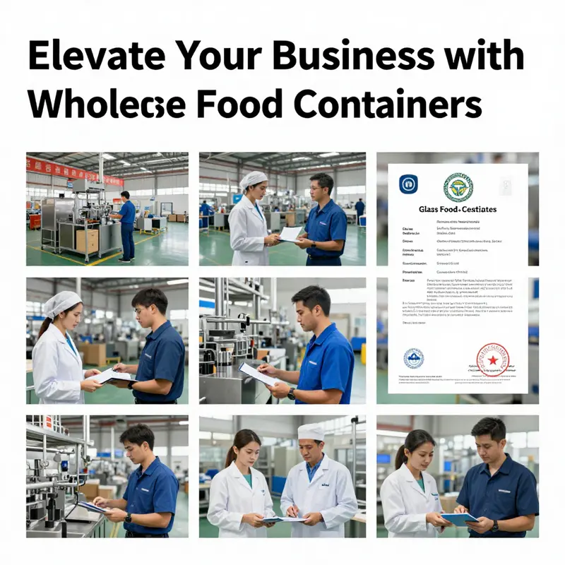 A dynamic market scene highlighting the variety and appeal of wholesale glass food containers.