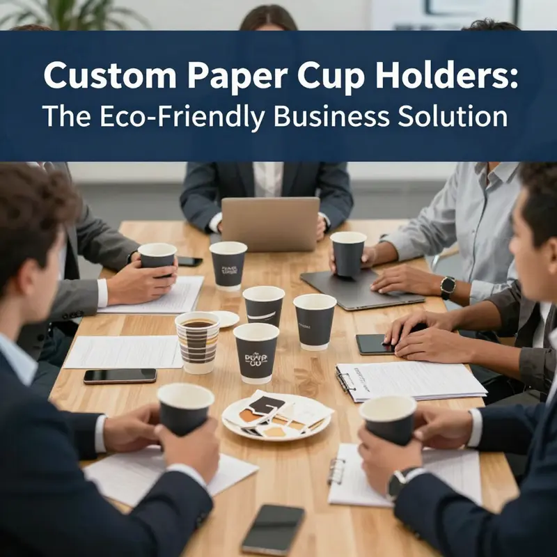 Exploring the durable and eco-friendly material composition of custom paper cup holders.