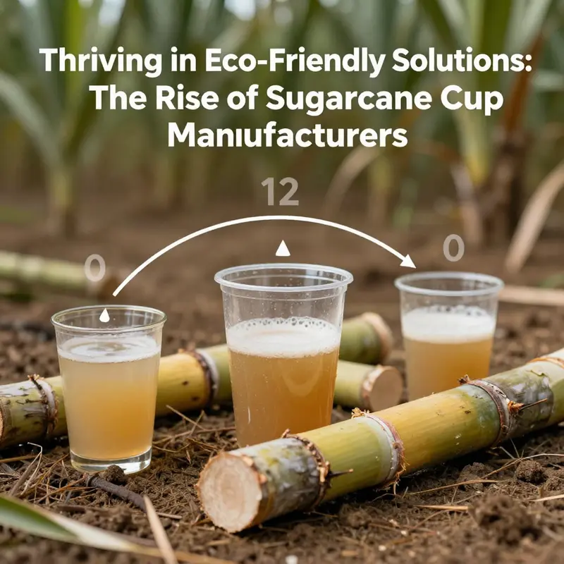 Illustrative trends showcasing the growing market dynamics of sugarcane cups.