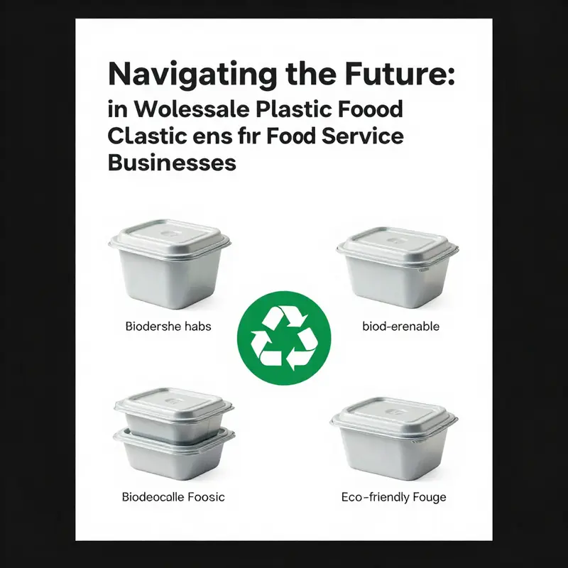 Overview of the market dynamics influencing wholesale plastic food containers.