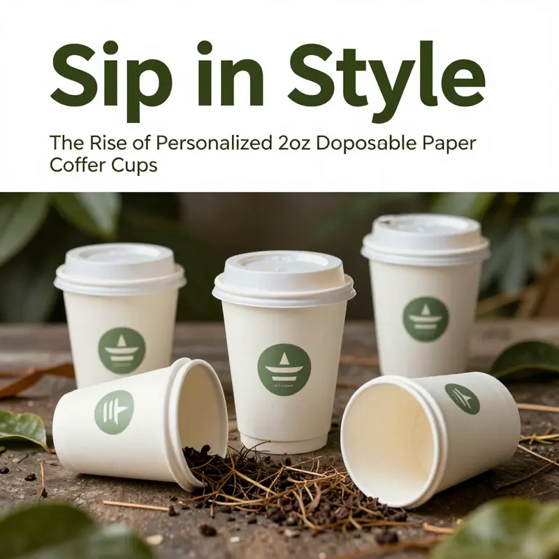 Showcasing branding on 2oz cups for effective presentation.