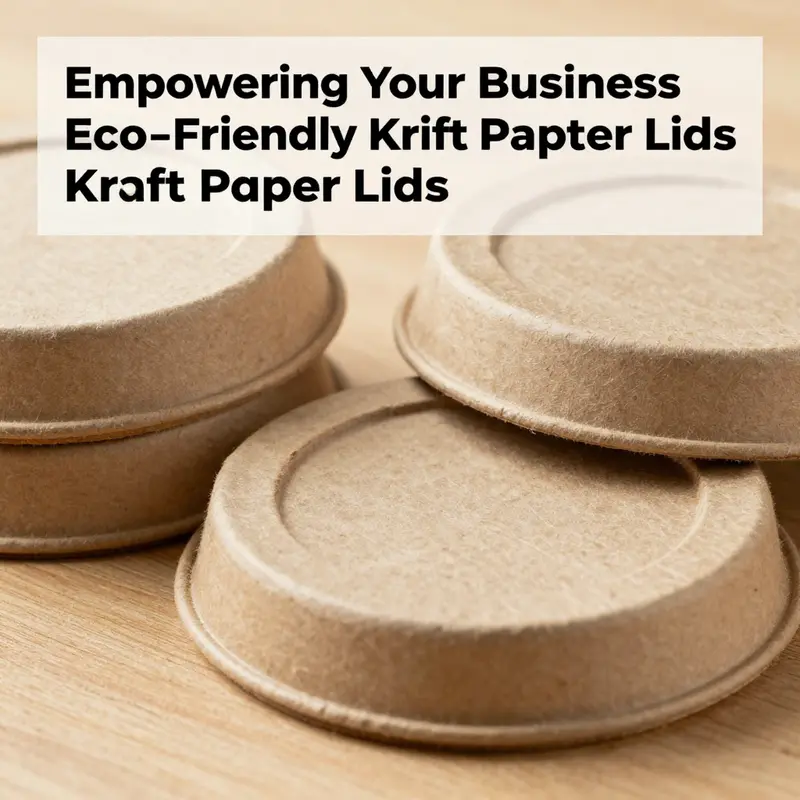 Kraft paper lids exemplify sustainable packaging through their eco-friendly materials and design.