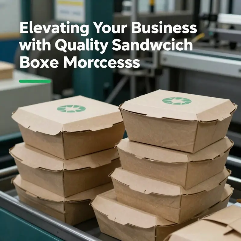 A look at a leading sandwich box manufacturing facility, where quality and efficiency come together.