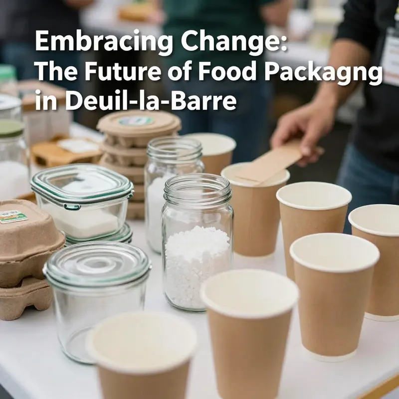 A glimpse into Deuil-la-Barre’s future with sustainable packaging options in the bubble tea industry.
