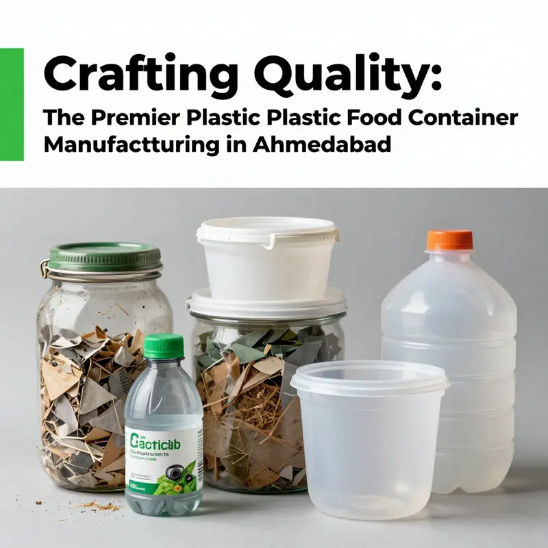 The bustling production facility of Uma Krupa Plast, a leader in plastic food container manufacturing in Ahmedabad.