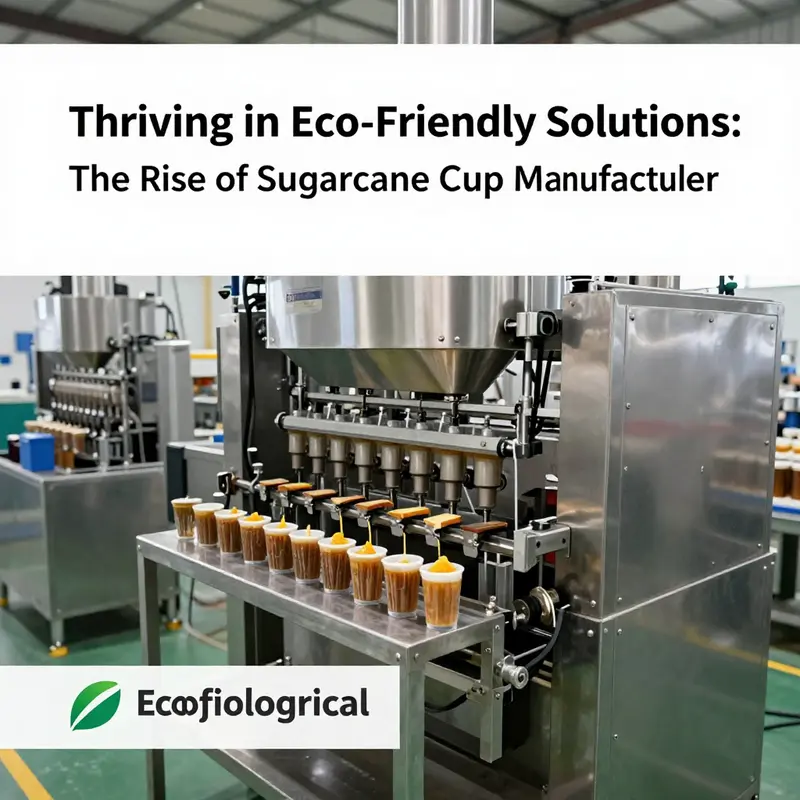 Illustrative trends showcasing the growing market dynamics of sugarcane cups.