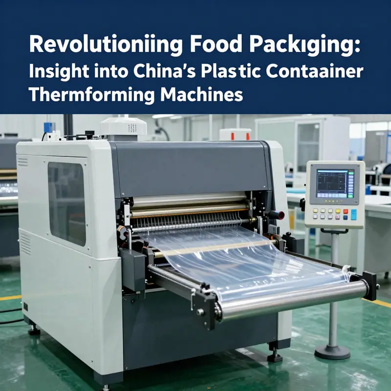 A state-of-the-art thermoforming machine operating in a production facility.
