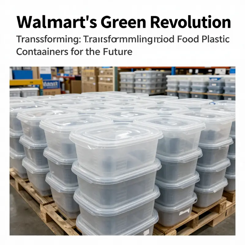Walmart’s strategic use of reusable plastic containers in its supply chain.
