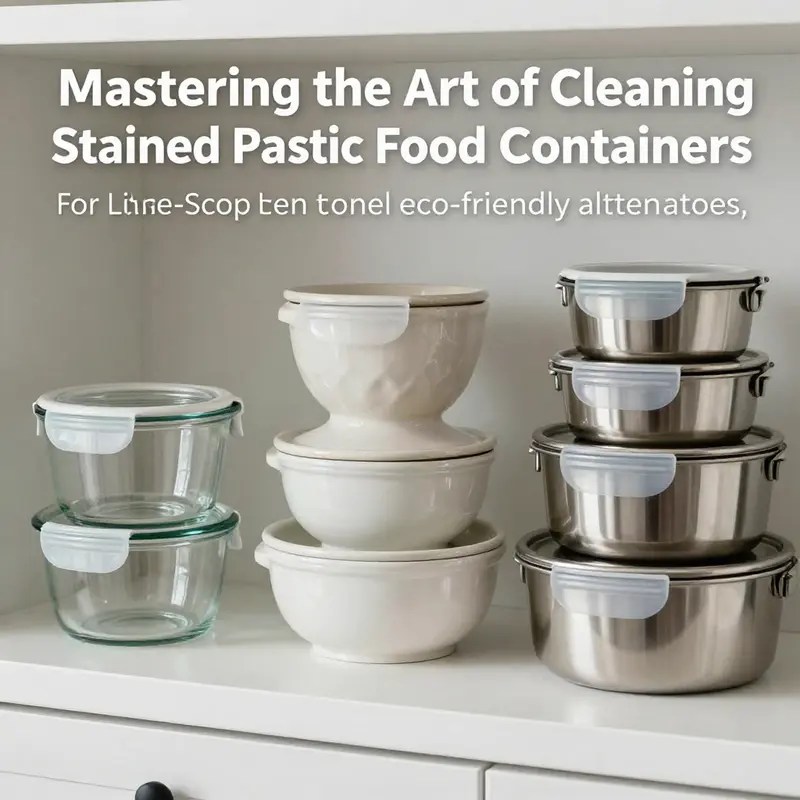 Different types of plastic food containers with recycling symbols help in determining the correct cleaning methods.