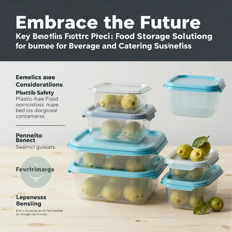 Various plastic-free food storage materials showcasing their appeal for businesses.