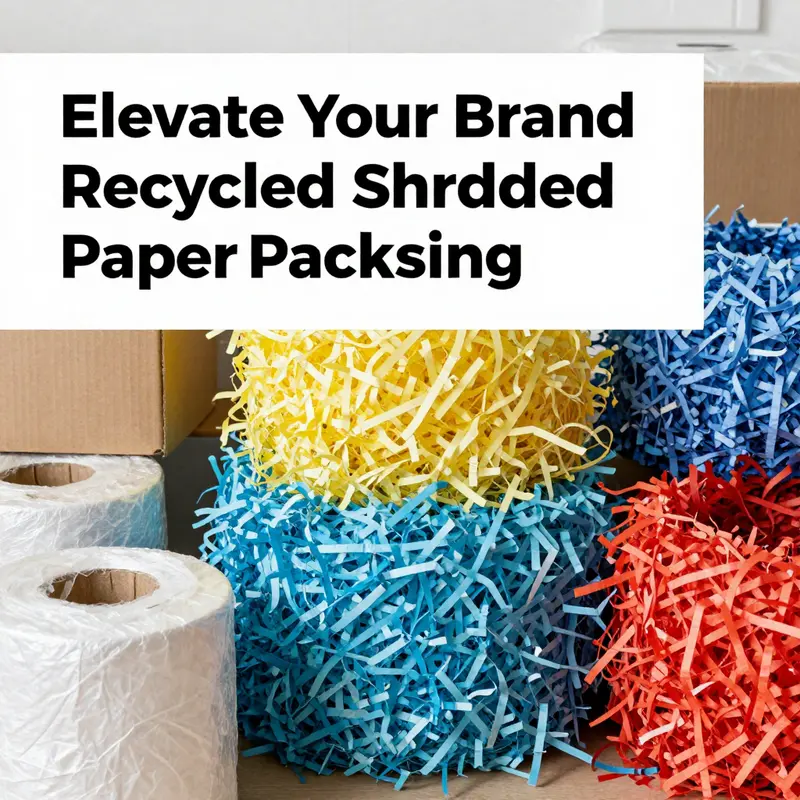 Shredded paper adds protection and enhances shelf appeal.