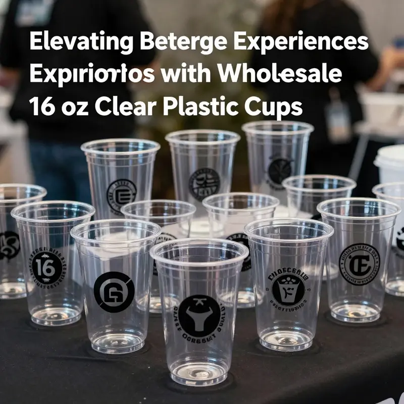 Wholesale 16 oz clear plastic cups shine at various events and businesses, showcasing their popularity.