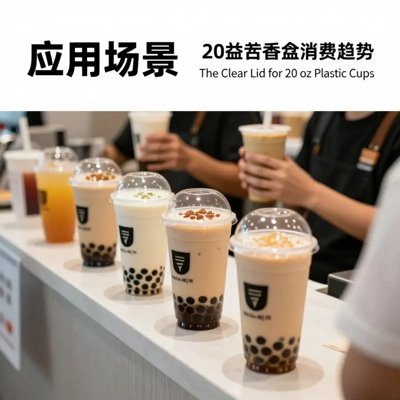 Diverse designs of clear lids for 20 oz plastic cups, highlighting their functionality and aesthetic appeal.