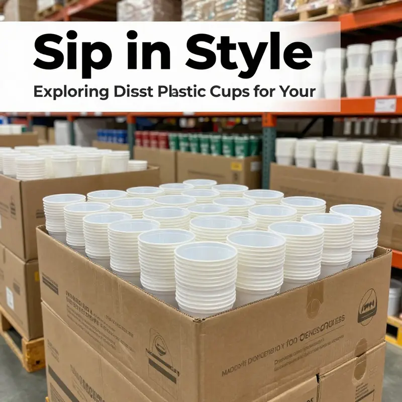 Clear PP cups showcasing their versatility for cold beverages.