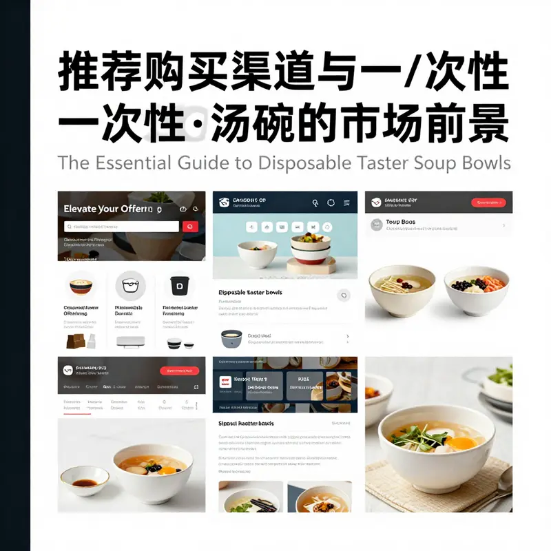 Showcase of disposable taster soup bowls at a vibrant food festival, highlighting their role in enhancing sampling experiences.