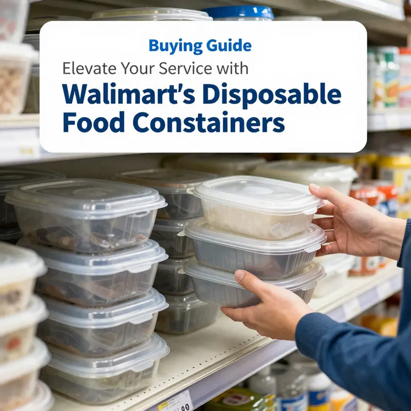 A variety of disposable food containers highlighting their functionality and suitability for different food services.