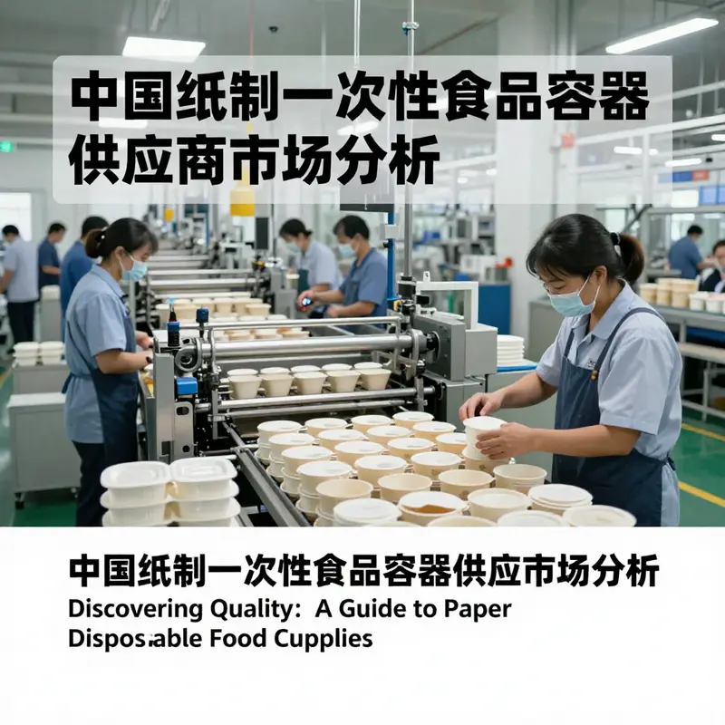 The advanced manufacturing processes in China’s paper disposable food container production.