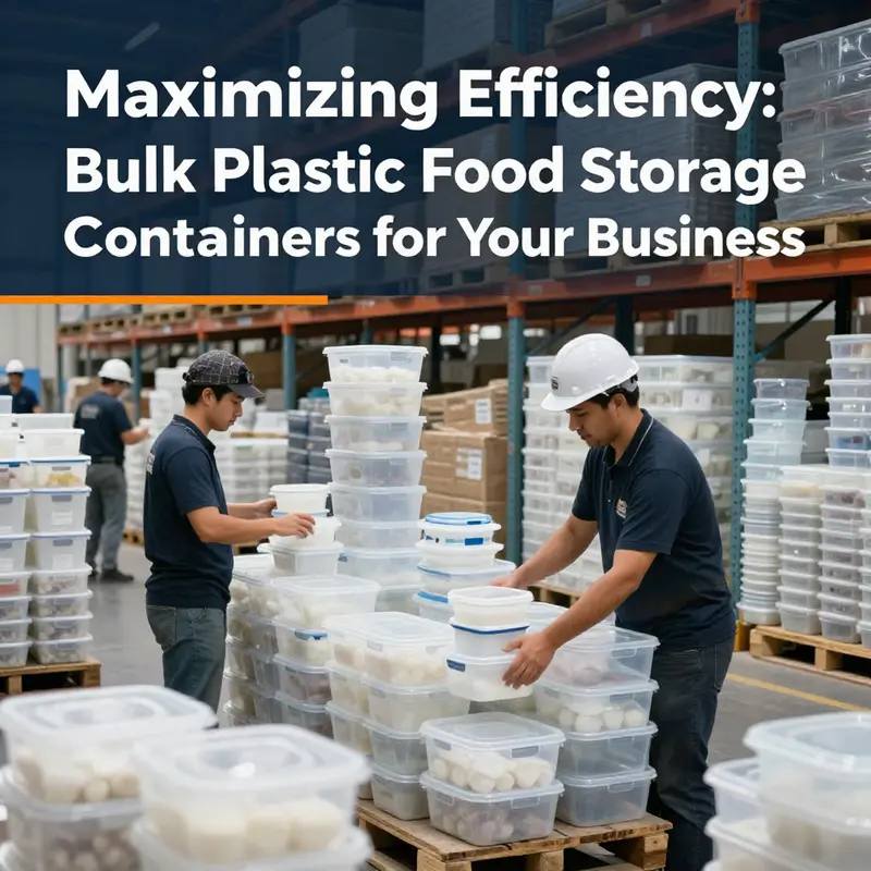 A diverse selection of bulk plastic food storage containers showcasing their various designs and uses.