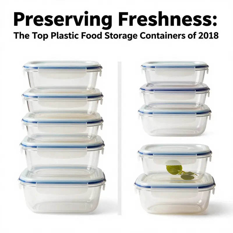 An overview of top-rated plastic food storage containers from 2018 for efficient kitchen organization.