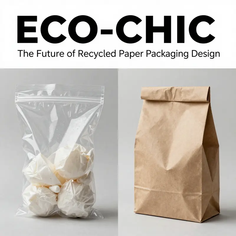 Innovative techniques in recycled paper packaging design create unique textures and aesthetics.