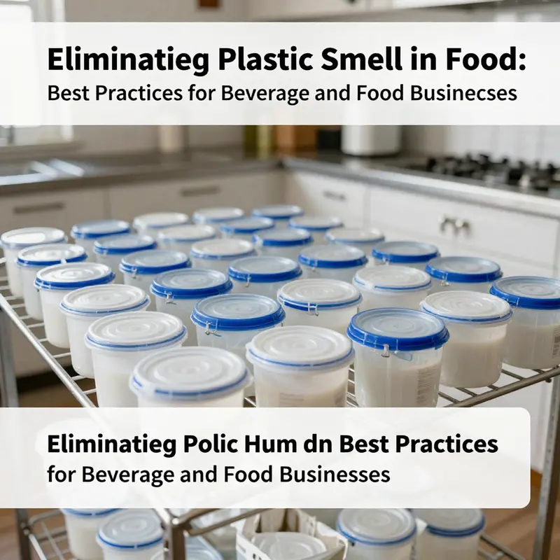 A selection of food-safe containers that prevent odor absorption.