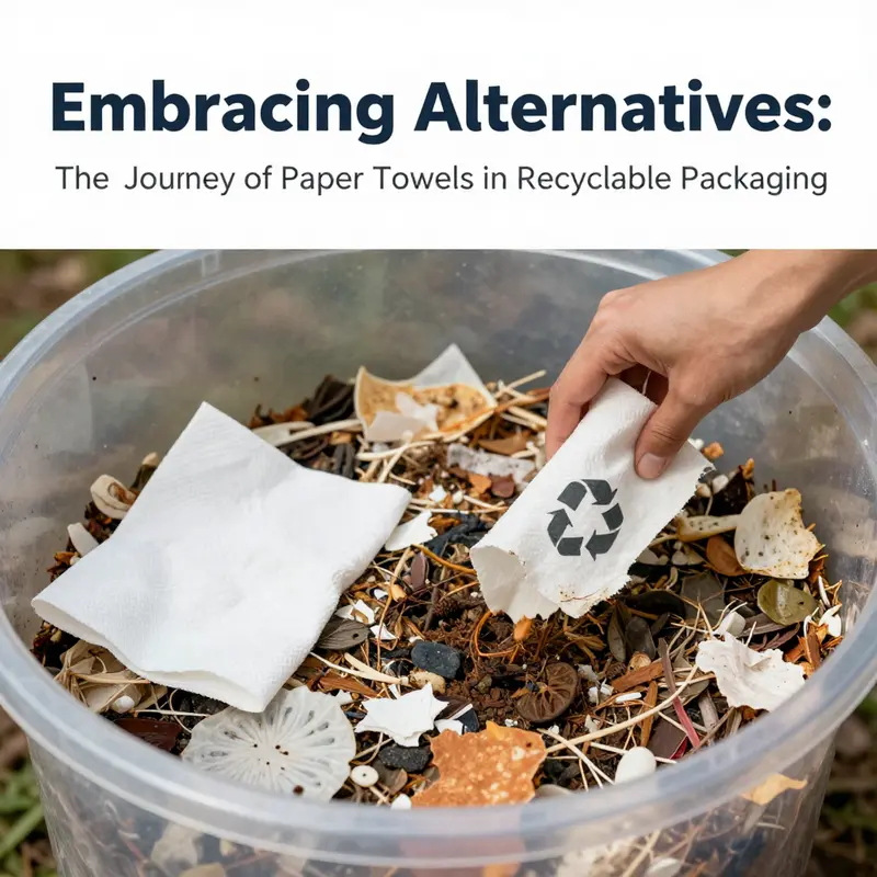 An overview of paper towel packaging and common recycling challenges faced by the food industry.