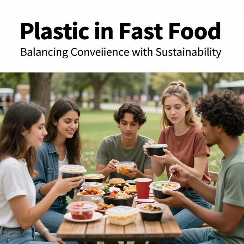 The environmental consequences of fast food plastic waste in urban environments.